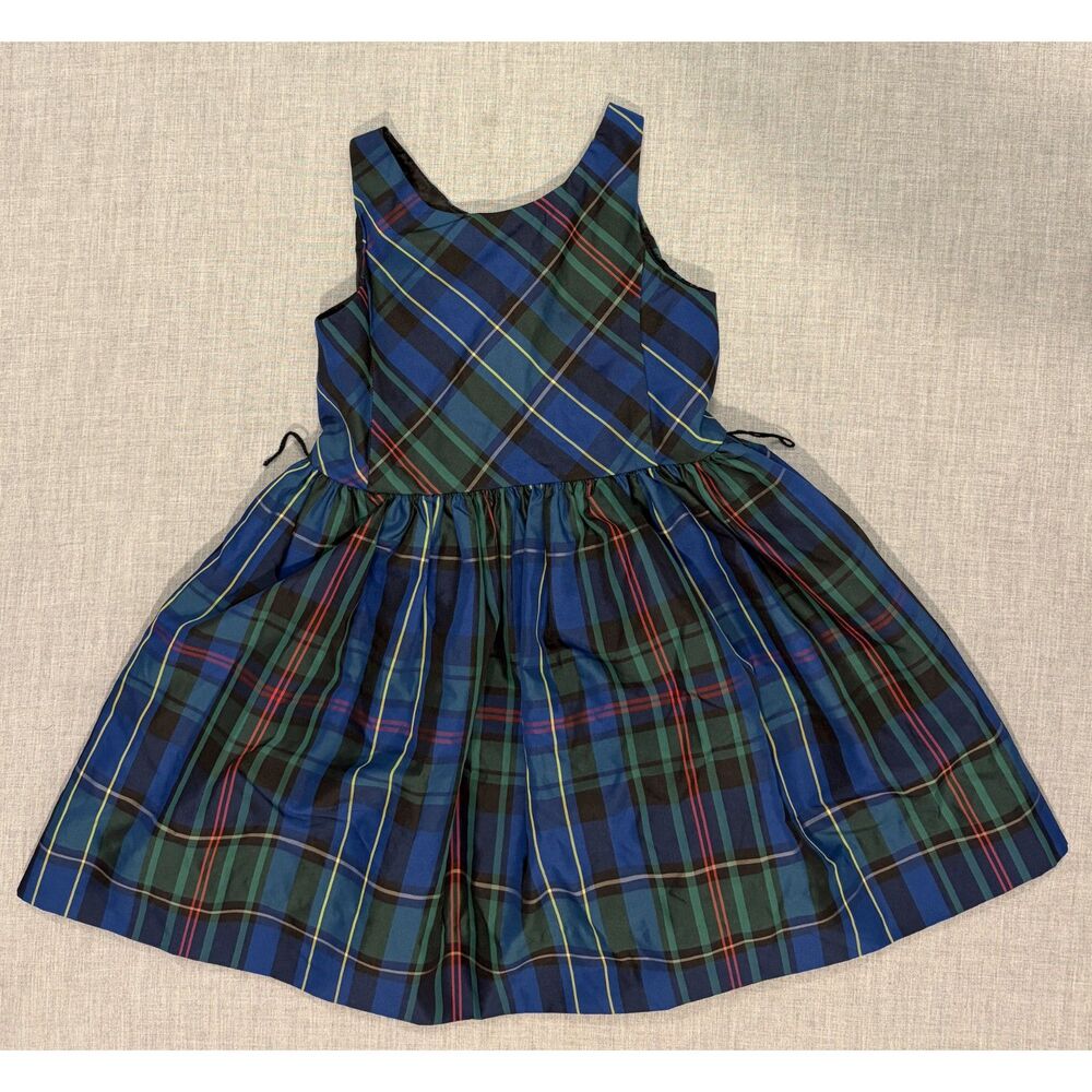 Polo Ralph Lauren Toddler Holiday Christmas Dress 3T Plaid Tartan Full Skirt